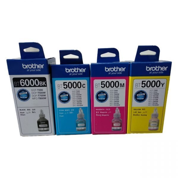 Brother BT5000 BT6000BK Genuine Ink Bottle Set