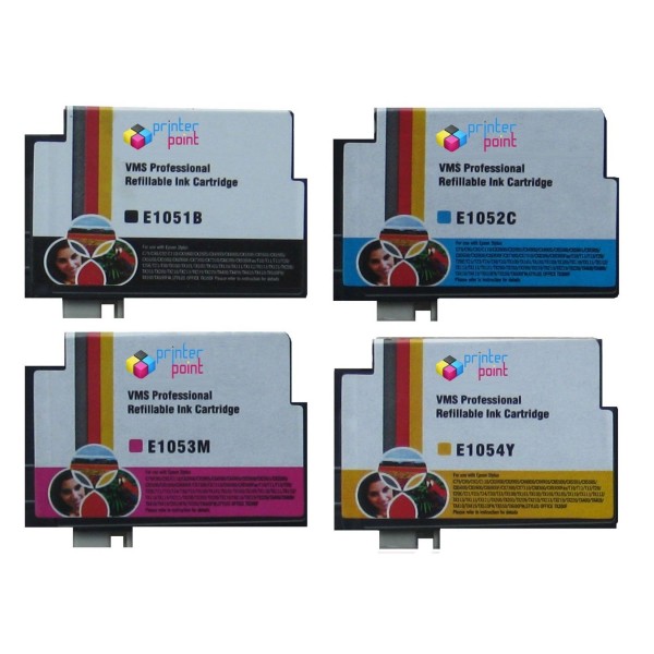 Max Refillable 73N Ink Cartridge Set For Epson Printer (With Ink)