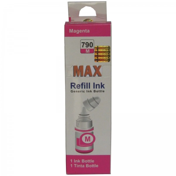 Max Magenta Photo Dye 70ML Compatible Ink For Canon G1000 G2000 Printer