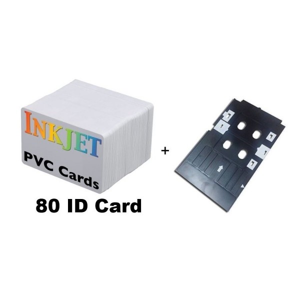 Max Genuine PVC ID Card Tray With 80Pcs ID Card For Epson L800 L805 L810 L850 ...