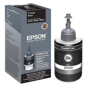 Epson T7741 Black 140ML Genuine Pigment Ink Bottle (C13T774100)