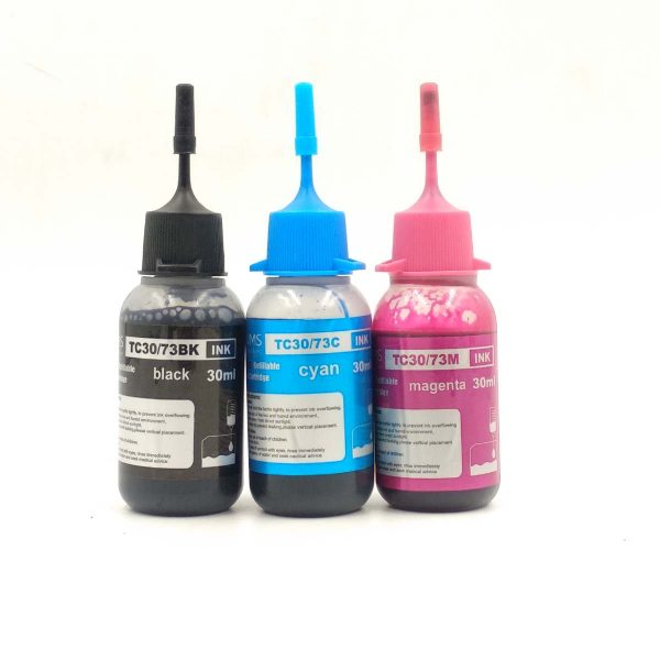 Max Photo Dye Black Cyan Magenta 3*30ML High Quallity For Inkjet Printer