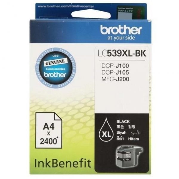 Brother LC539XL-BK Black Original Ink Cartridge