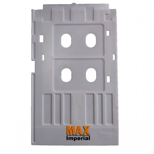 Max Imperial White PVC ID Card Tray For Epson L800 L805 L810 L850 R280 R290 Printer