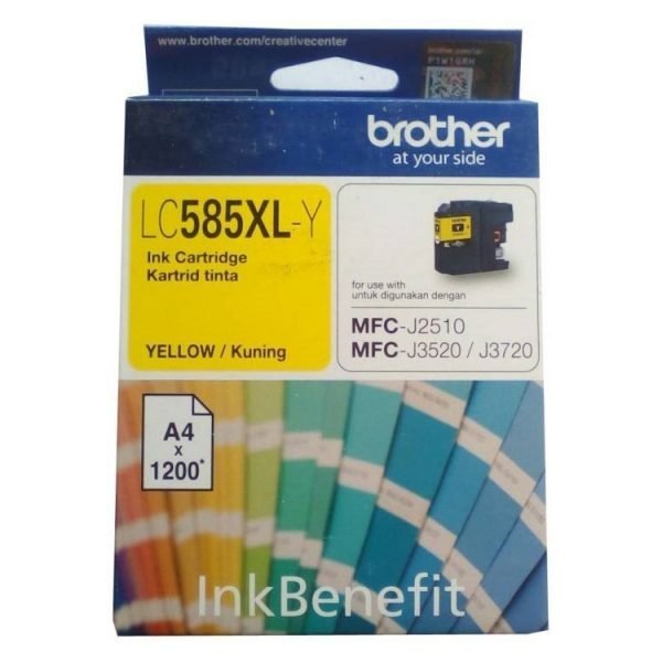 Brother LC585XL-Y Yellow Original Ink Cartridge