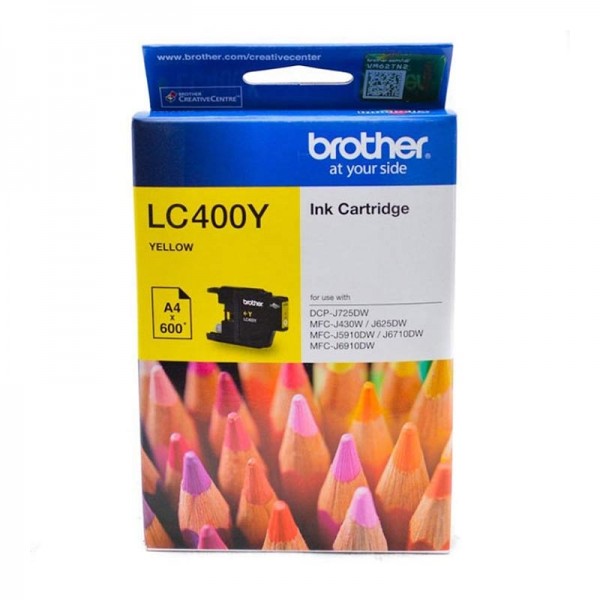 Brother LC400 Yellow Original Ink Cartridge