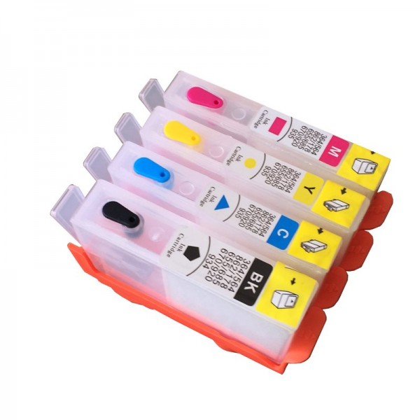 Max Empty Refillable 920 920XL Ink Cartridge For HP OfficeJet 6000 6500A 7000 7500A Printer (4 Color)