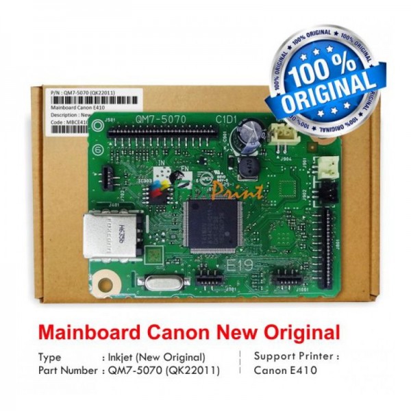 Formatter Board For Canon Pixma E410 Printer (QM7-5070 / QK22011)