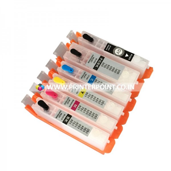 Max Empty Refillable PGI-250 CLI-251 Ink Cartridge For Canon MG6320 MG7120 MG7520 IP8720 Printer (6 Color)