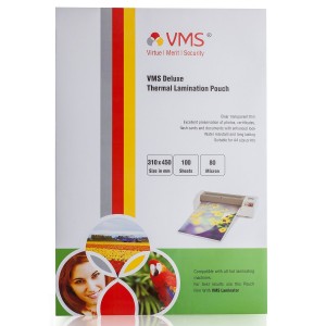 VMS Professional Thermal Lamination Pouch Film 80 Micron (310 x 450 mm)