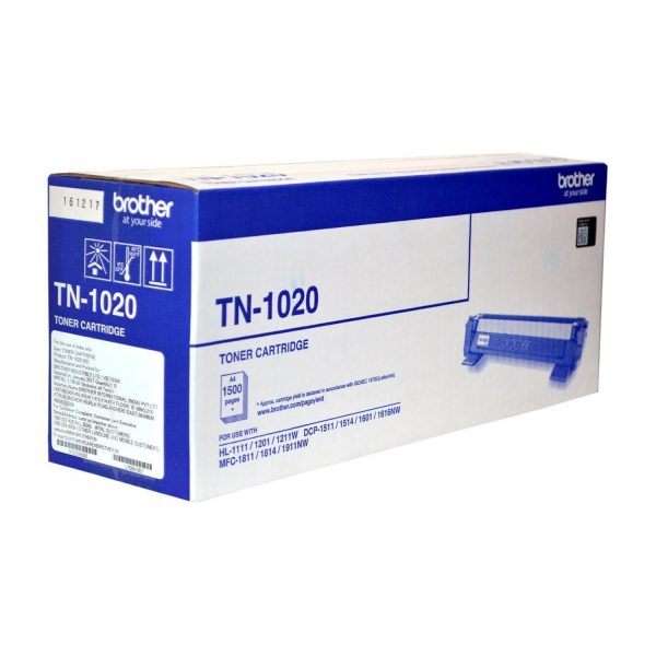 Brother TN-1020 Original Toner Cartridge (Box Pack)