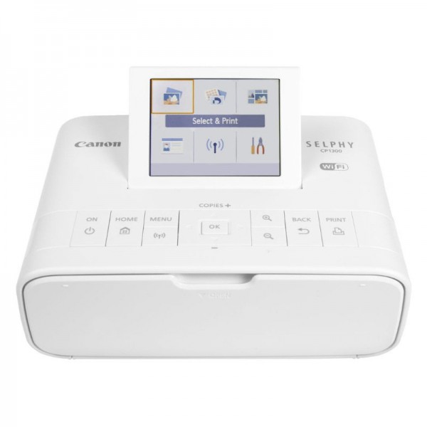 Canon SELPHY CP1300 Wireless Photo Printer (White)