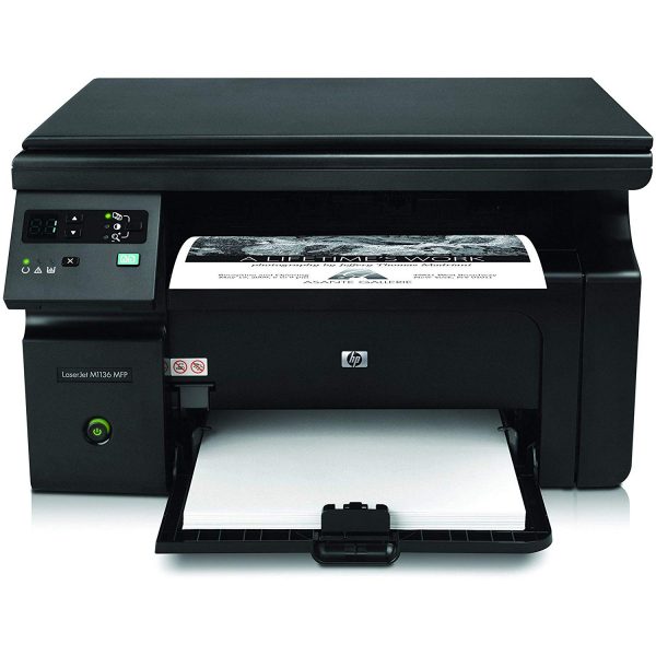 HP LaserJet Pro M1136 Multi-Function Monochrome Laser Printer (Black)