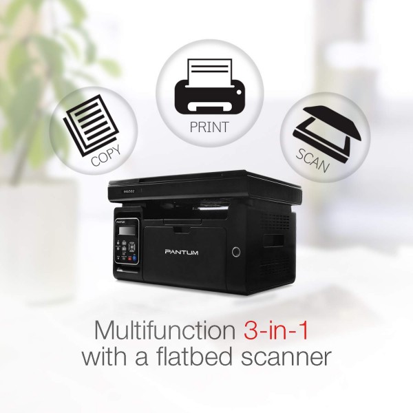 Pantum M6502 Multi-Function LaserJet Printer (Black)