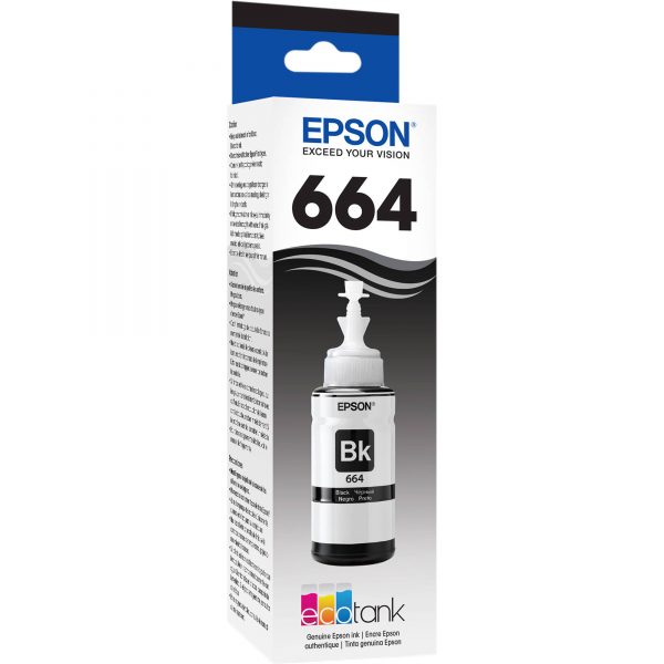 Epson 664 (6641) Black 70ML Genuine Ink Bottle