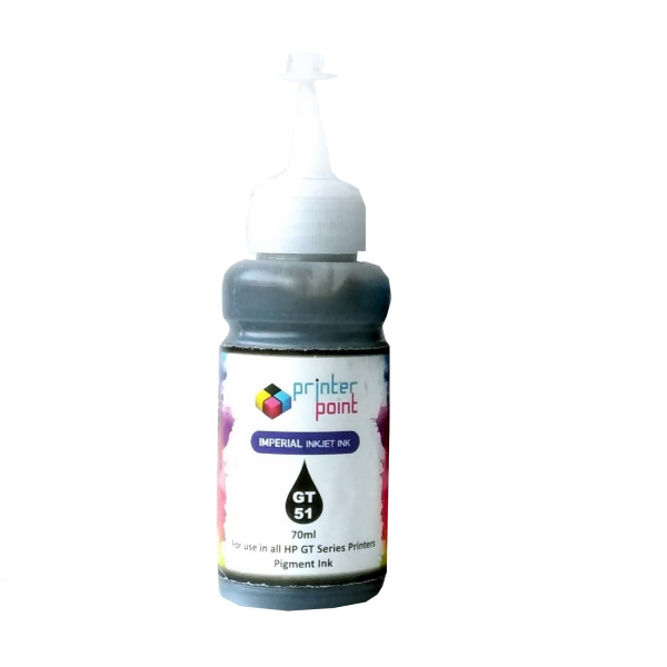Max Black Photo Dye 70ML Compatible High Quality Ink For HP GT-Series Printer
