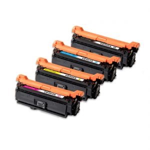 Laser Toner Cartridge 507A 4 Color (CE400A CE401A CE402A CE403A) Compatible For HP Color LaserJet Enterprise 500 M551dn 575dn Printer