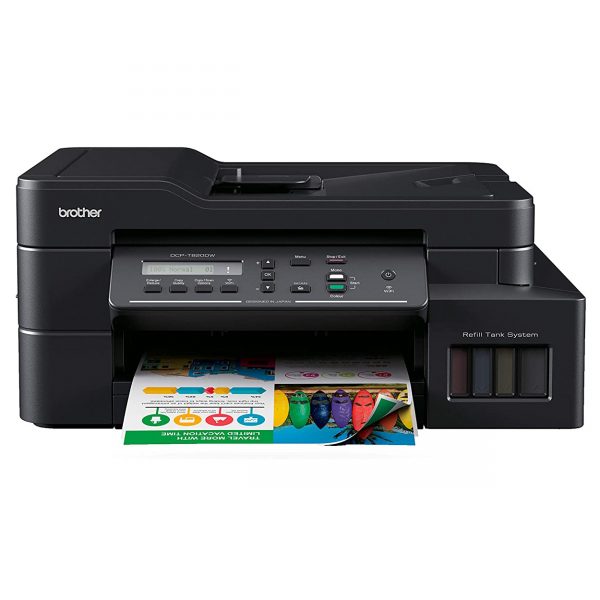 Brother DCP-T820DW All-in-One Ink Tank Refill System Printer With Wi-Fi and Auto Duplex Printing