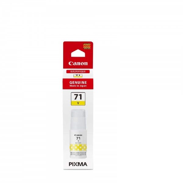 Canon GI-71 Yellow 70ML Genuine Ink Bottle