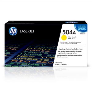 HP 504A Yellow Original LaserJet Toner Cartridge (CE252A)