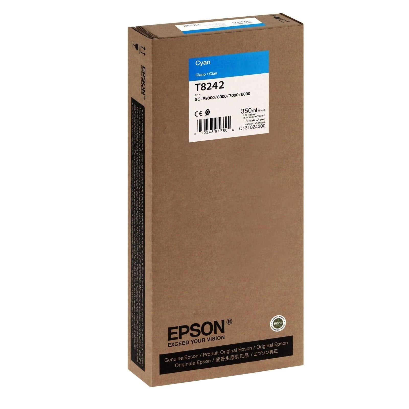 Epson T8242 Cyan Ink Cartridge (350 ML) - Printer Point