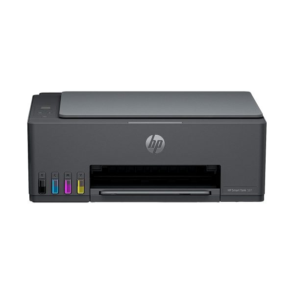 HP Smart Tank 581 All-in-one WiFi Colour Printer (Print, Scan & Copy) (2 Extra Black Ink ...