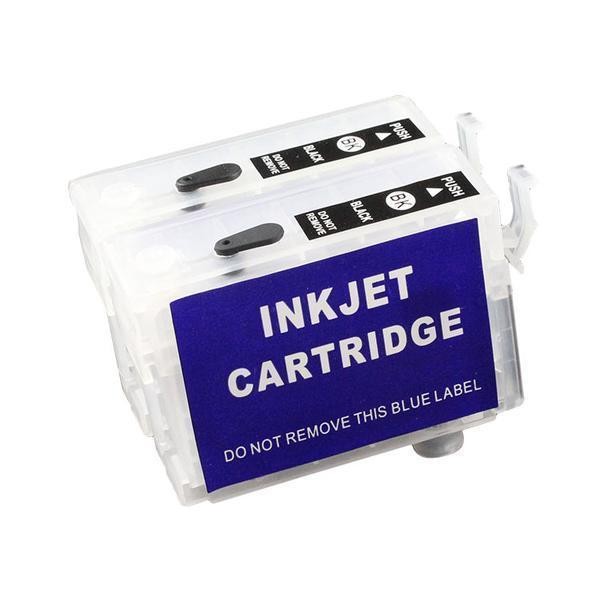 Max T137 Refillable Cartridge Without Ink For Epson K100 K200 K300 Printer (2 Cartridge Pair)